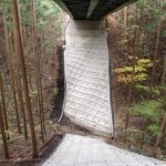 橋台の保護を目的とした施工